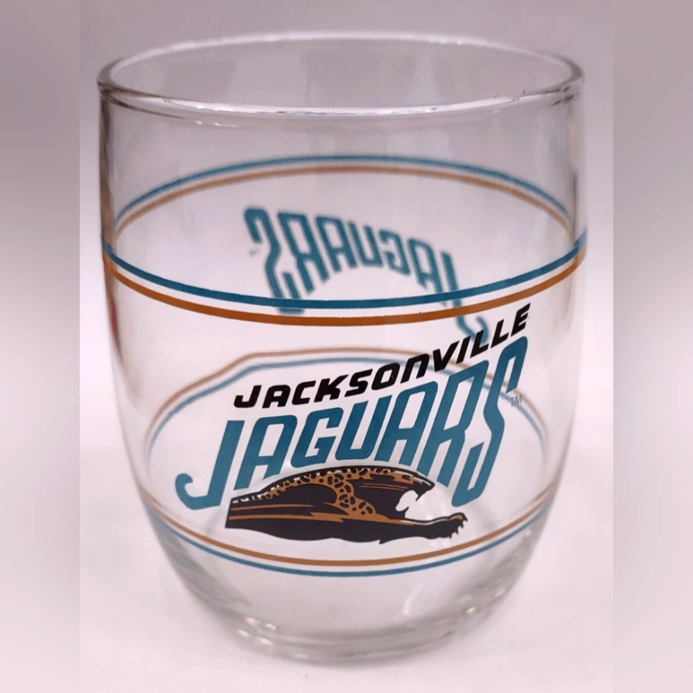 Vintage NFL Jacksonville Jaguars Glass